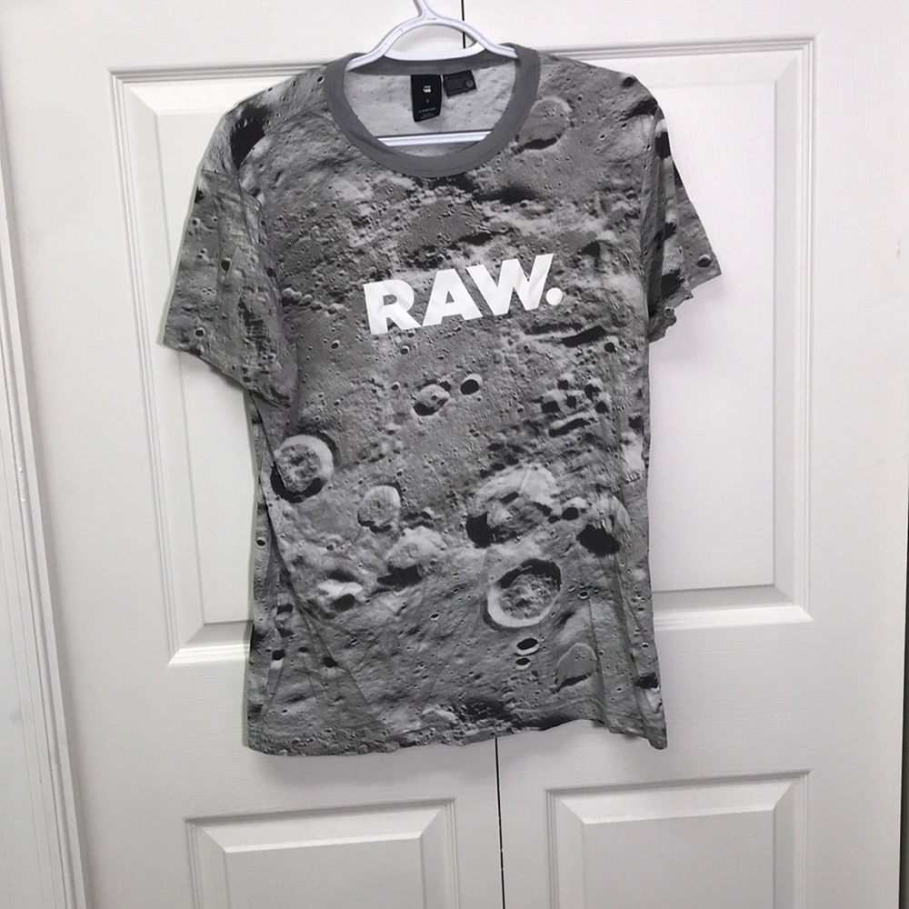 G-star shirt with the words RAW across the chest.